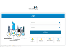 Tablet Screenshot of customer.telelogix.net